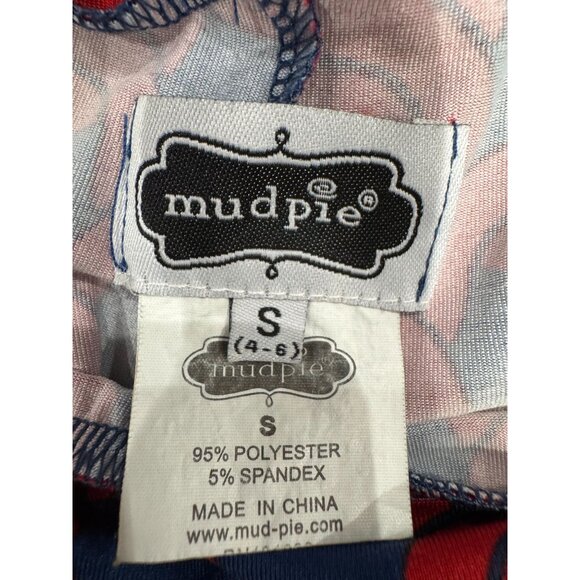 Mud Pie Harlow Navy Print Palazzo Pants - Picture 11 of 11